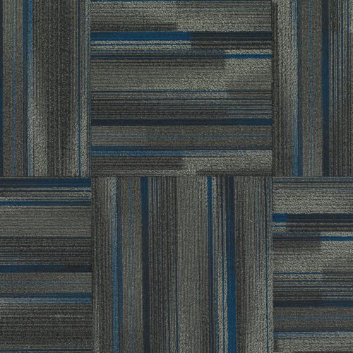 Carpet Tile, Tufted Non-woven Synthetic Cushion